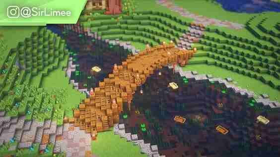 Cobblestone Bridge Minecraft 