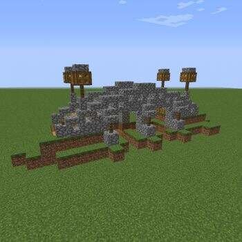 Cobblestone Bridge Minecraft 