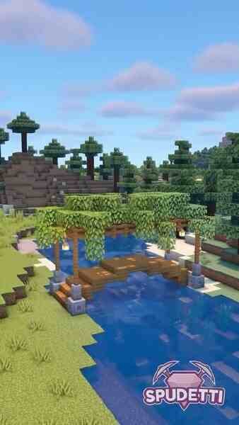 Cobblestone Bridge Minecraft 