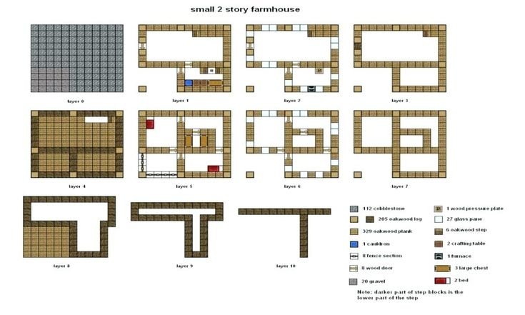 Minecraft house blueprints