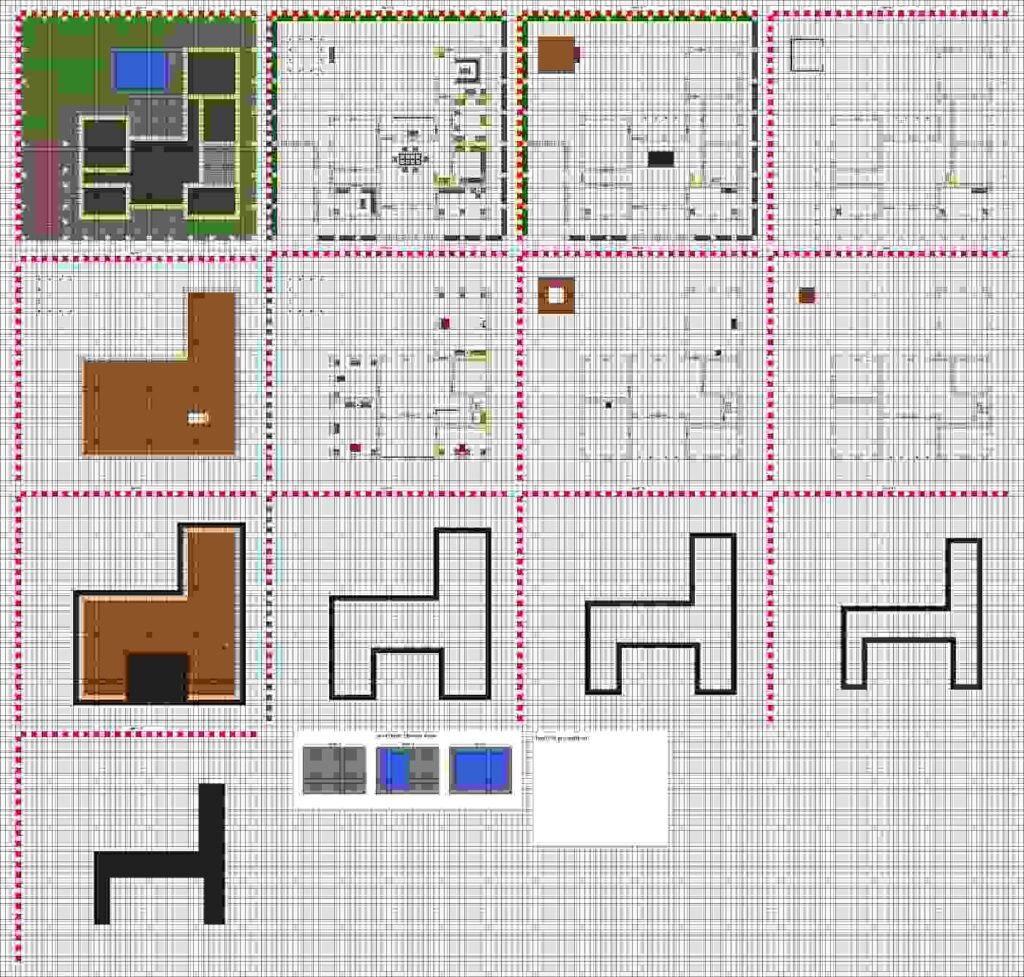 Minecraft house blueprints