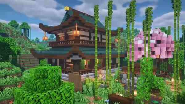 japanese style house minecraft 