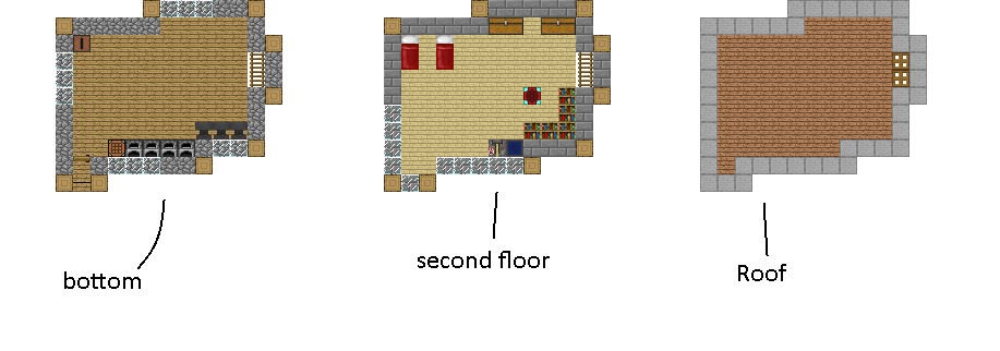 Minecraft house blueprints